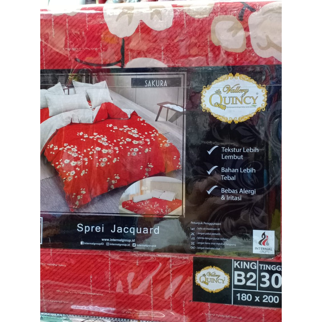 Sprei Quincy Motif