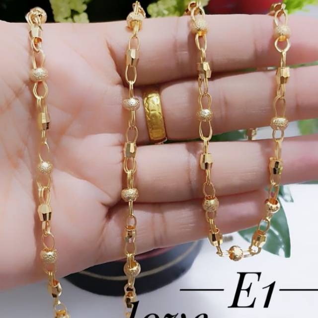 Xuping set perhiasan kalun lapis emas 24k (anti iritasi dan tidak lintur) 2060