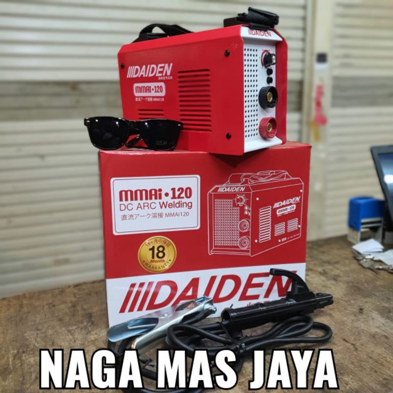 MESIN LAS DAIDEN MMAi 120 TRAVO LAS INVERTER DAIDEN MMAI 120 MESIN LAS