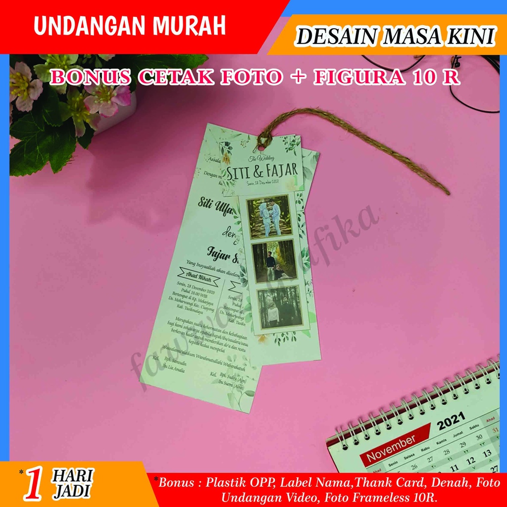 undangan, undangan murah, undangan viral, undangan pernikahan, undangan tali rami, elegant, rustic, 