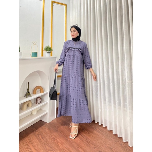 [COD] TERMURAH GAMIS DRESS LONG DRESS LONGDRESS URAGIRI PANJANG JUBAH KRINGKEL CRINGKEL RUBIYAH RUBI