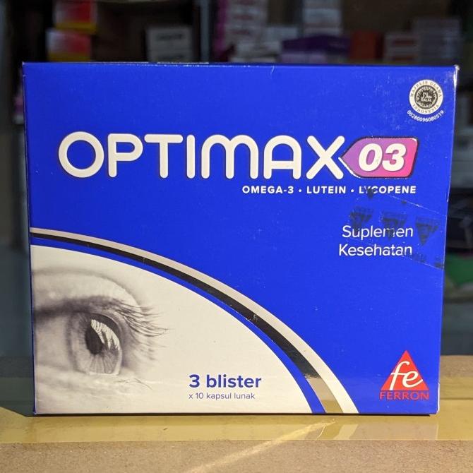 OPTIMAX O3( OMEGA 3, LUTEIN, LYCOPEN ) BOK ISI 30 SOFT CAPSUL