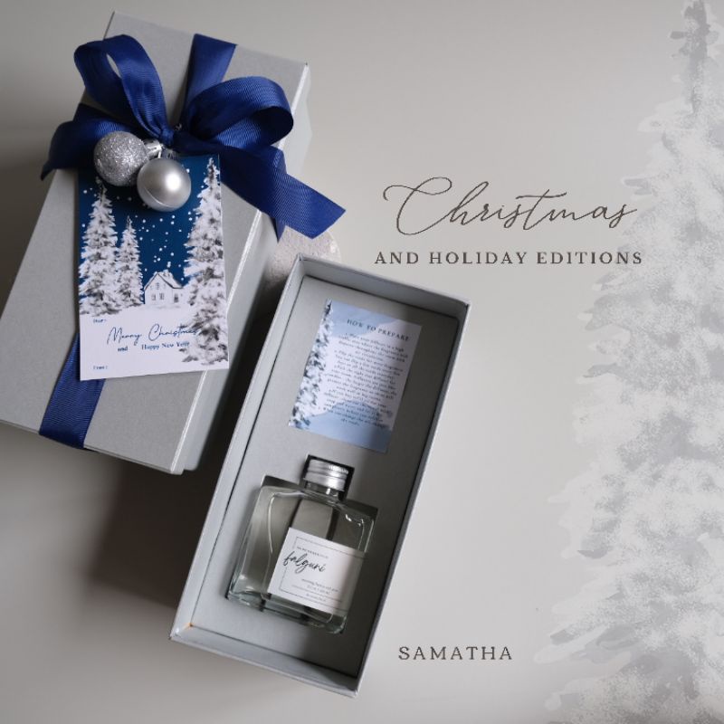 

Samatha Reed Diffuser christmas hampers. parsel natal