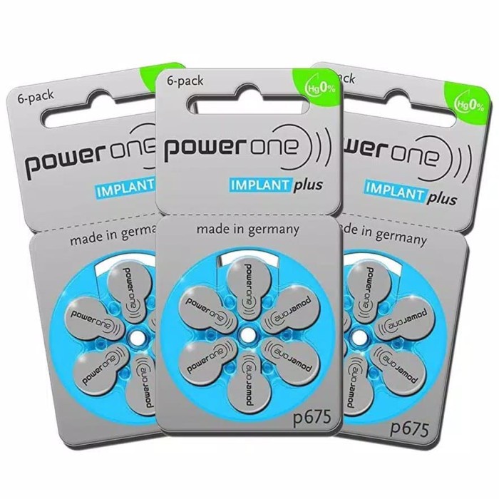 ✨COD✨ power one , powerone p675 implant plus baterai implan