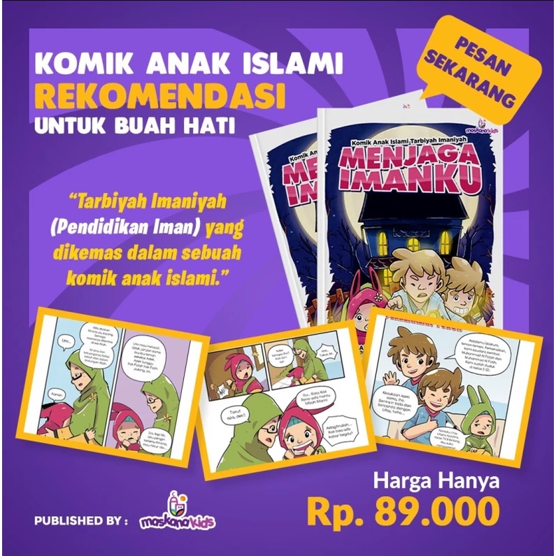 Komik Anak Islami : Menjaga Imanku (maskana)