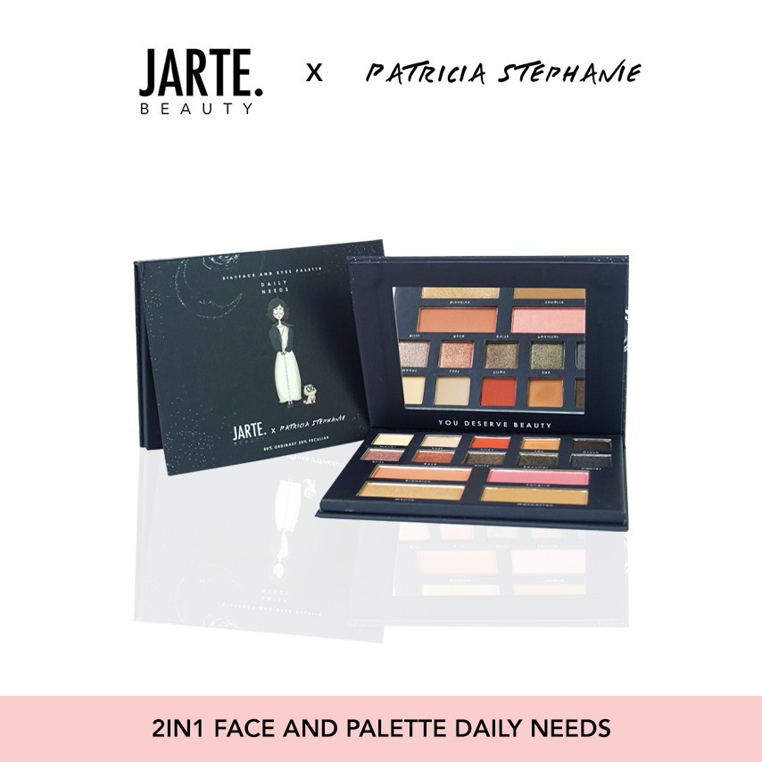 JARTE BEAUTY 2in1 Face &amp; Eyes Palette - JARTE x PATRICIA STEPHANIE