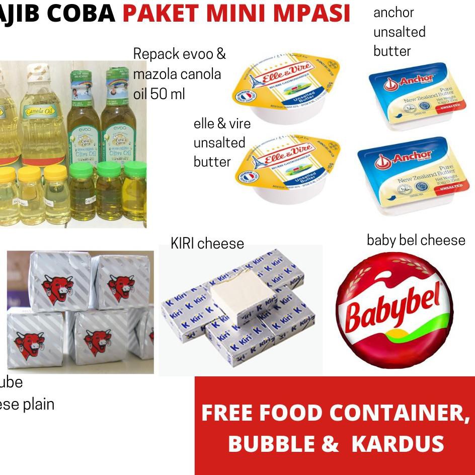 

Terkini KSPJ7 MURAH BANGET ! Paket MPASI mini belcube Anchor EVOO babybel mazola elle&vire 51 Serba