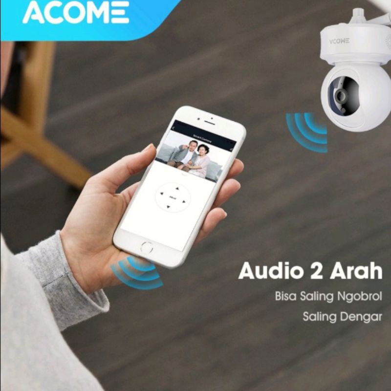 Kamera CCTV ACOME APC03 Camera Audio FULL HD 1080P No Blind Spot 2 Arah Original Garansi