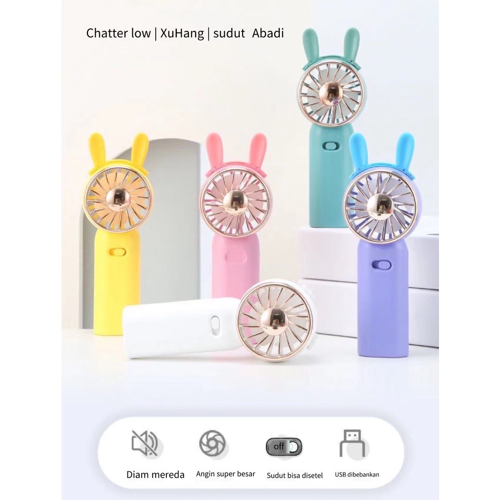 MINI IMUT KIPAS ANGIN MINI GENGGAM Cute / Kipas Lipat PORTABLE / Mini Fan N58