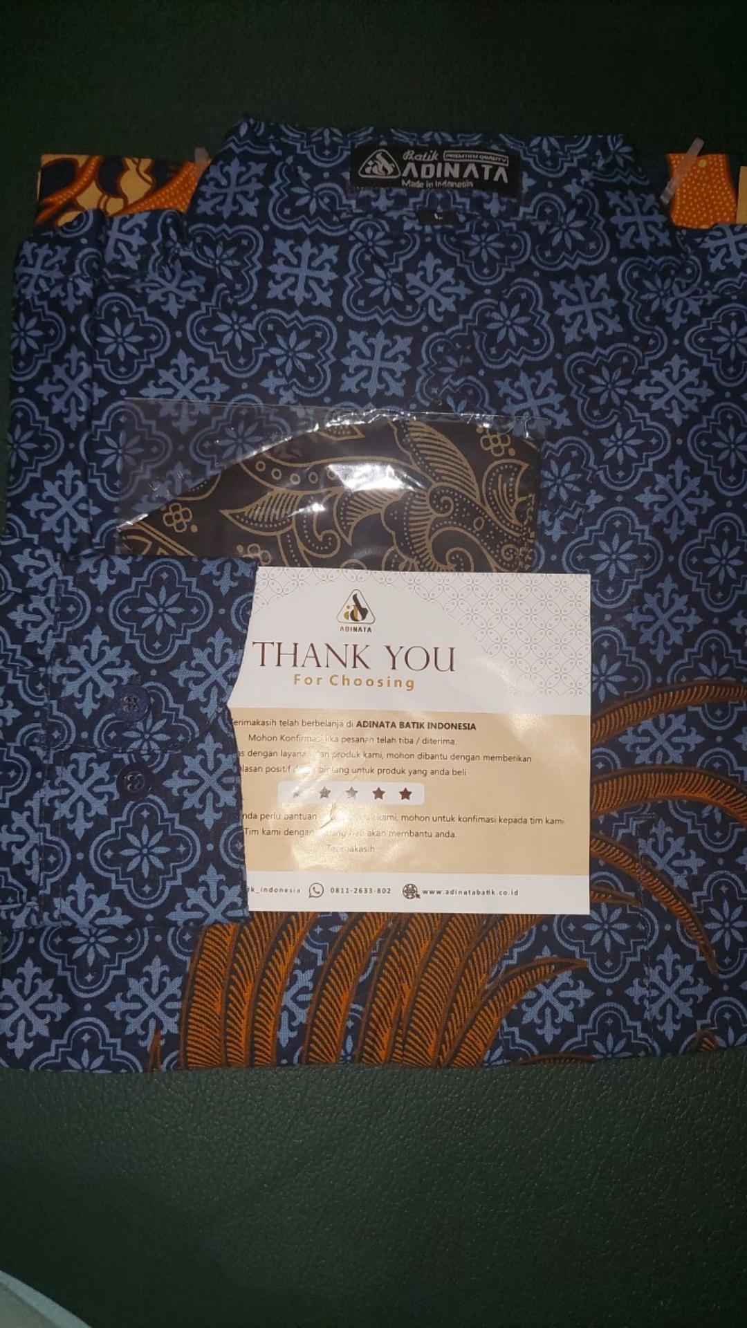 Hem Panjang Adinata Batik Jordan Jacklyn