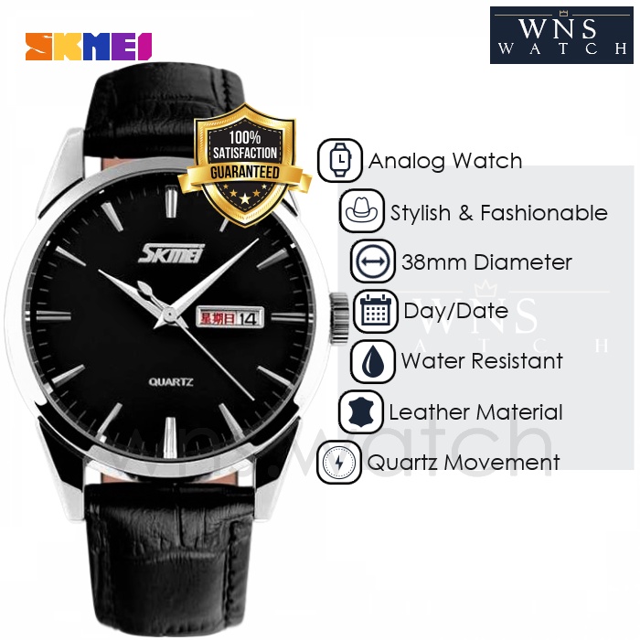 Jam Tangan Analog Pria Original Formal Elegan Business Luxury Homage Design Water Resistant Strap Ku