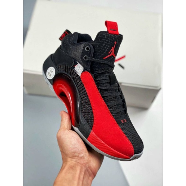 nike air jordan 35 black red original premium