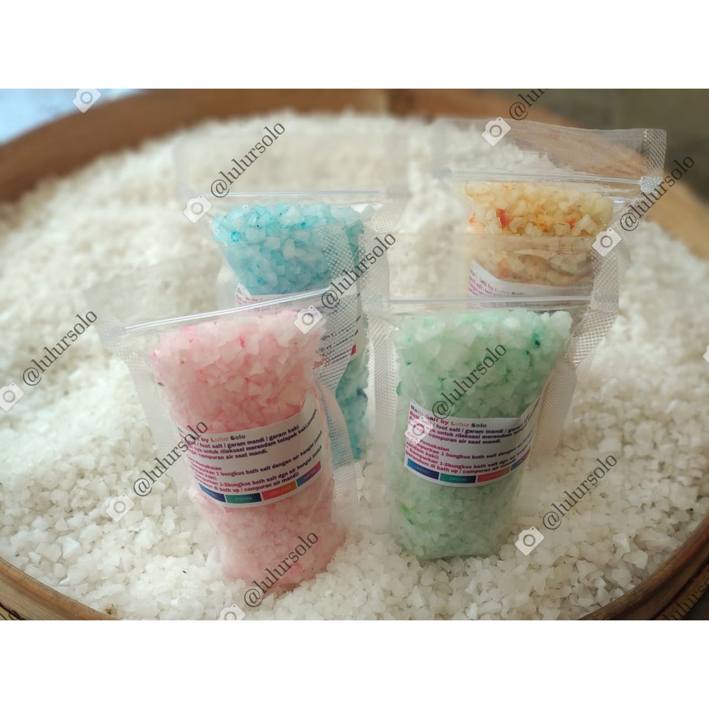 (300gr) Garam Mandi Bath Salt Organik Aromaterapi Kaki Spa 250gr Foot Soak Promo Buy 10 Get 1