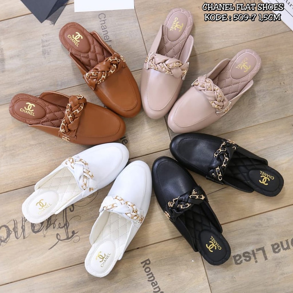 Sepatu Loafers Wanita Chanel 509-7