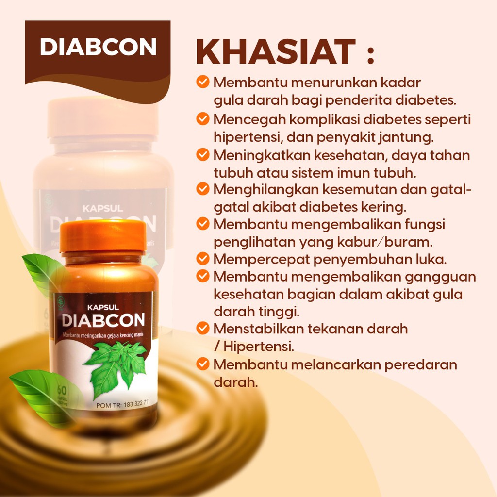 Herbal Diabetes Ampuh DIABCON ORIGINAL