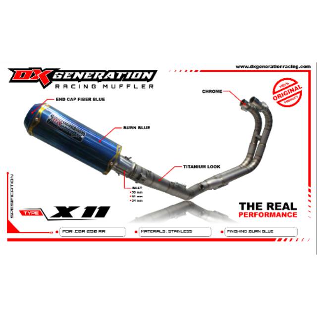 Dx Generation Racing X11 Series Fullsystem Cbr 250 RR