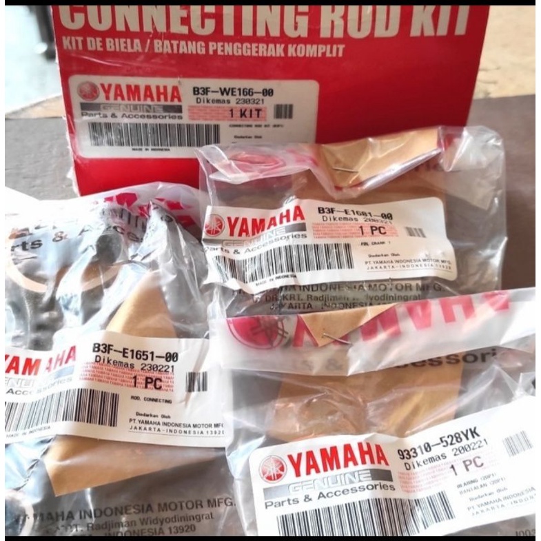 STANG SEHER KIT CONROD LEXI ASLI ORI YAMAHA B3F WE166