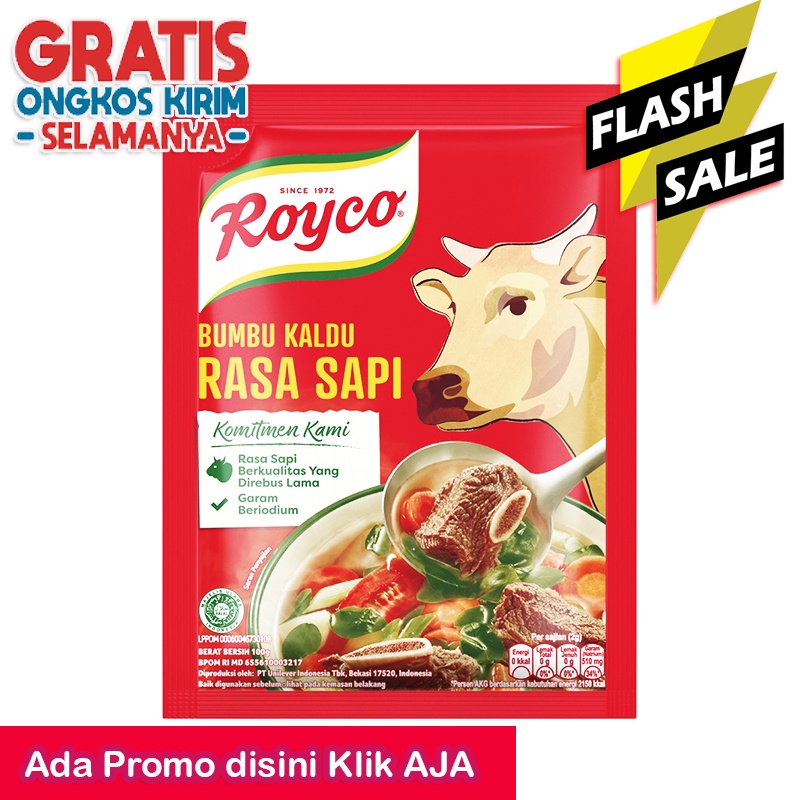 

Royco Bumbu Kaldu Sapi kemasan 100 gr