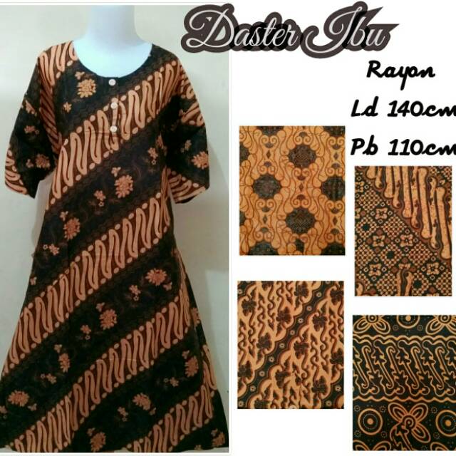 Daster Ibu XXL motif batik