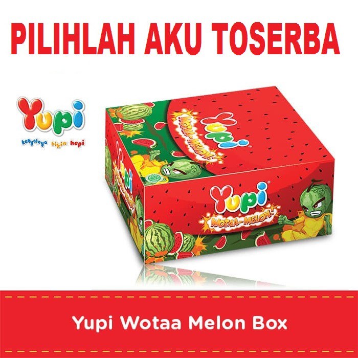 

YUPI WOTAAA MELON BOX isi 24 PCS - ( HARGA PER BOX )