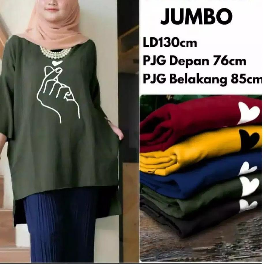✽ TUNIK WANITA / TUNIK WANITA JUMBO /TUNIK WANITA TERBARU 2020 KEKINIAN MOTIF SARANGHAE JUMBO ☛