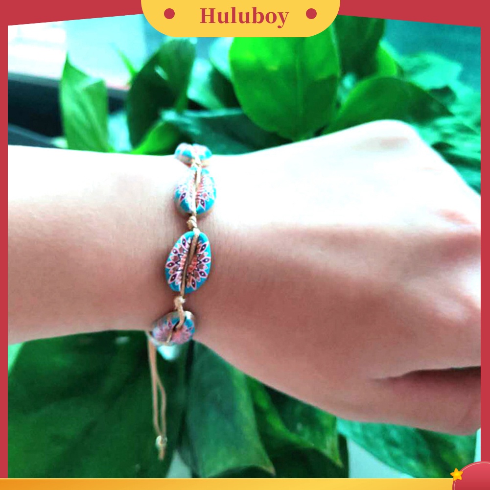 Hu Hu Hu Hu Hu Alat Bantu Pasang Kacamata♡ Gelang Tangan Wanita Desain Kerang Cowrie Gaya Hawaii Untuk Musim Panaspantai