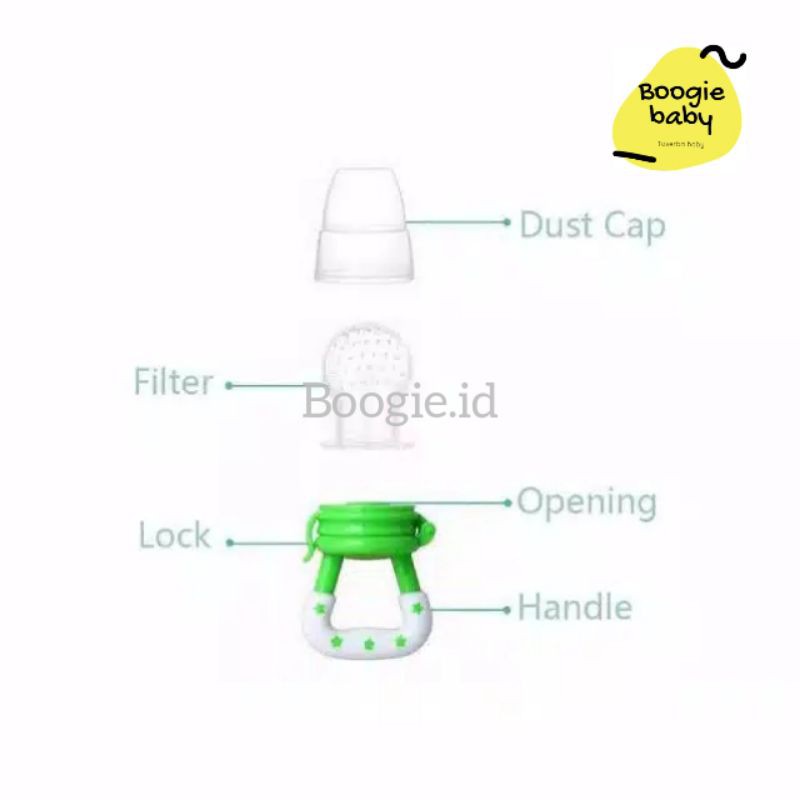 DOT BUAH BAYI EMPENG BUAH GIGITAN BAYI BAHAN FOOD GRADE BPA FREE-2