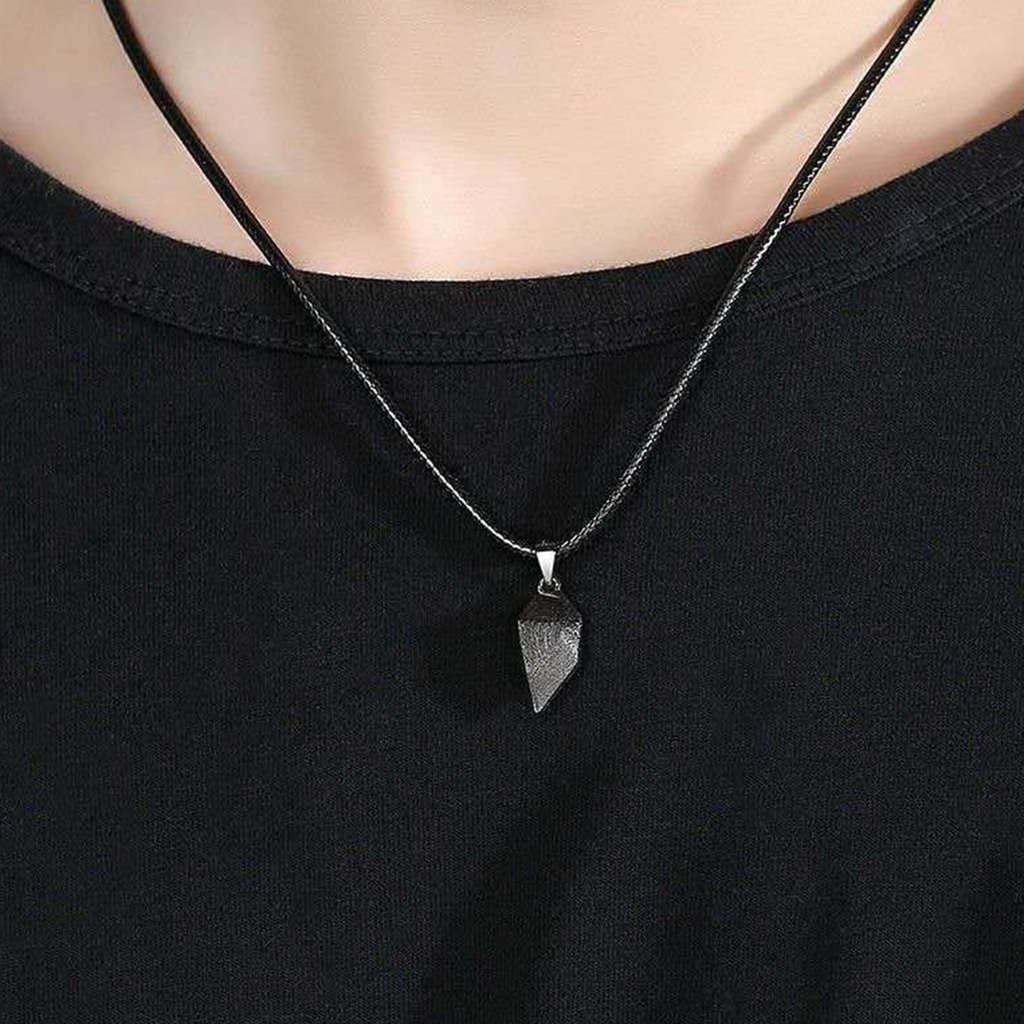 Hu Hu Hu Hu Hu Alat Bantu Pasang Kacamata♡ Kalung Rantai Dengan Liontin Bentuk Hati Untuk Unisex
