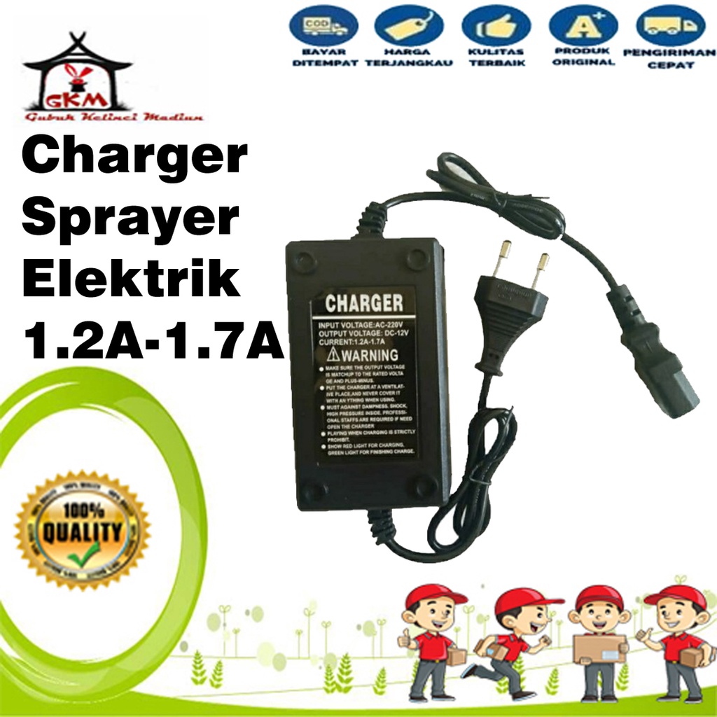 Charger sprayer elektrik 1.7A