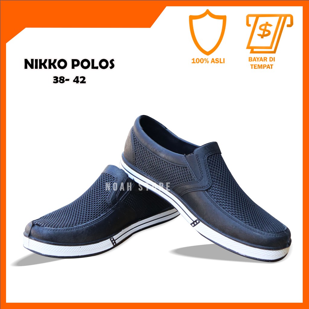 [Cod] Noah - Sepatu NIKKO 38-42 / Sepatu Karet Pria / Sepatu Musim Hujan / Sepatu Pria-5