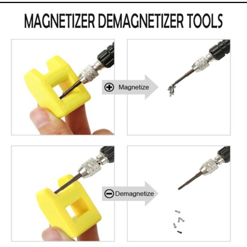 PEMBUAT PENGHILANG MAGNET OBENG MAGNETIZERb - DEMAGNETIZER TOOLS