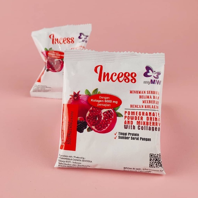 Incess Collagen Powder Drink 6000mg by Miraclewish Sachet - 20g