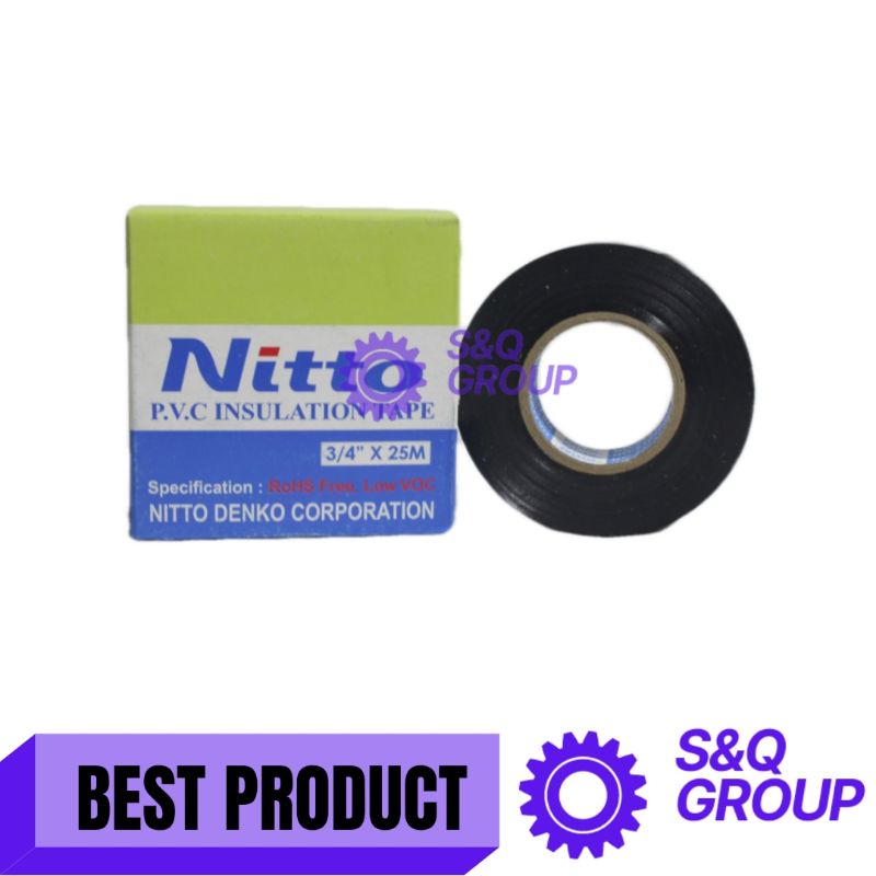 

Solasi kabel hitam Nitto