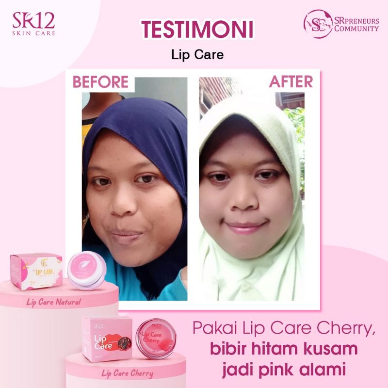 Lip care sr12 - pelembab bibir - pencerah bibir sr 12