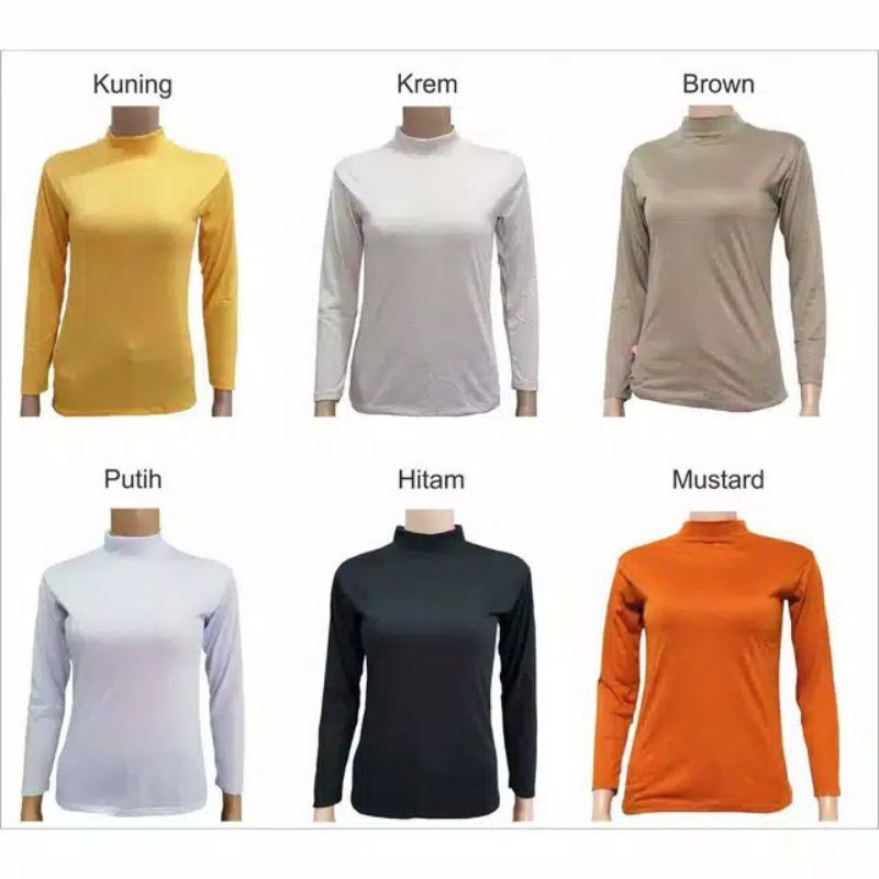 Menset baju / dalaman baju / Manset baju / Manset murah / kaos polos lengan panjang