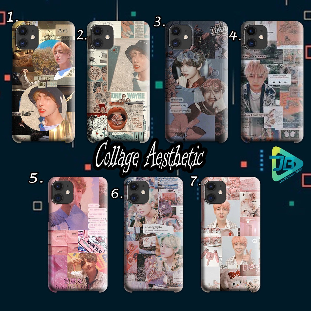 Hardcase COLLAGE AESTHETIC Samsung J2 prime Grand Prime A10 M10 A20 A30 M10S A20s A30s A50 JB4398