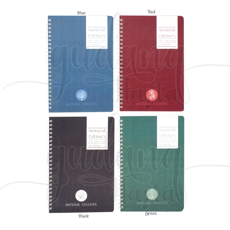 

GCC Notebook A5 Spiral Back To Nature Buku Motif Polos Simple GCC 308855