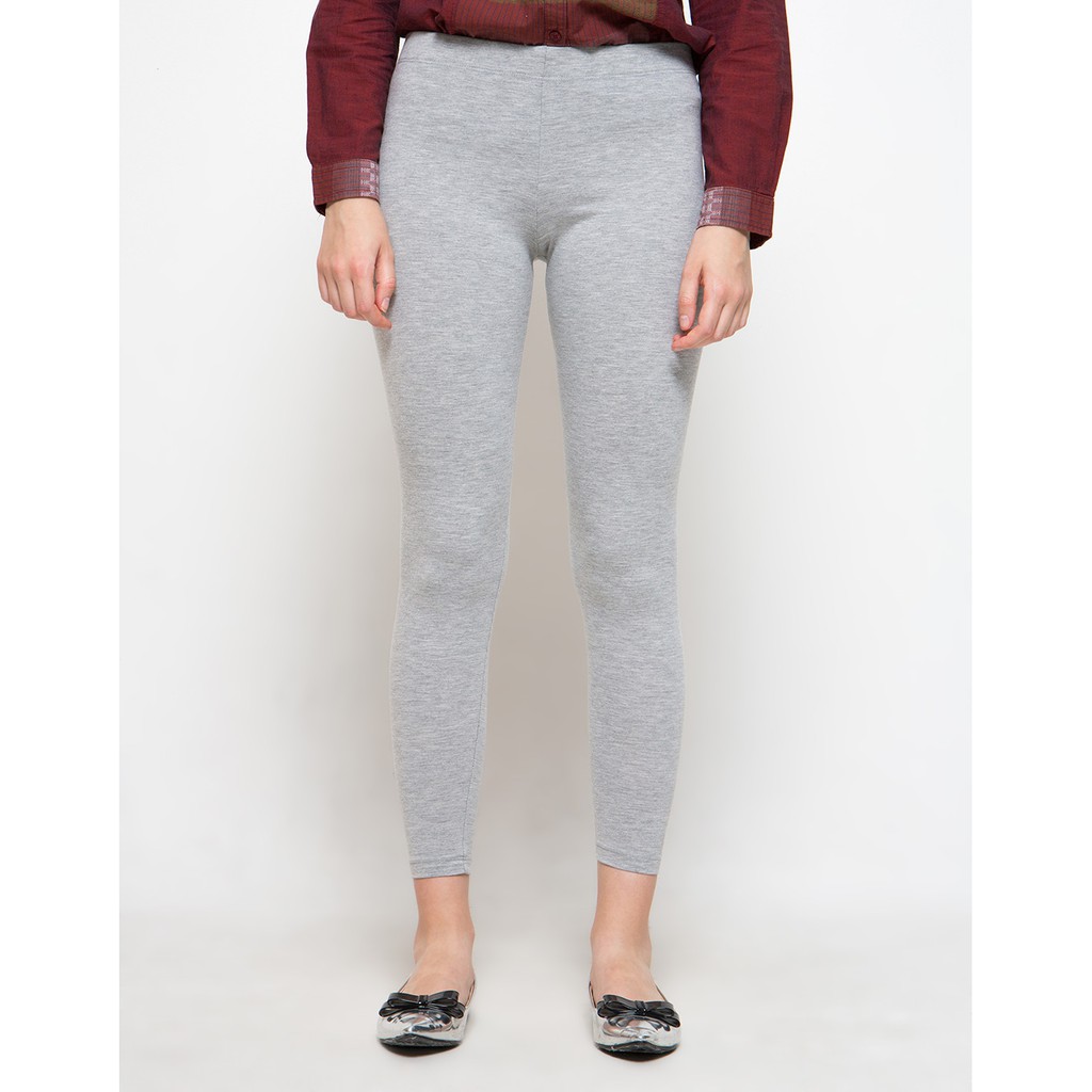 Phenomenal Celana  Legging  Wanita Basic Mity Abu abu 