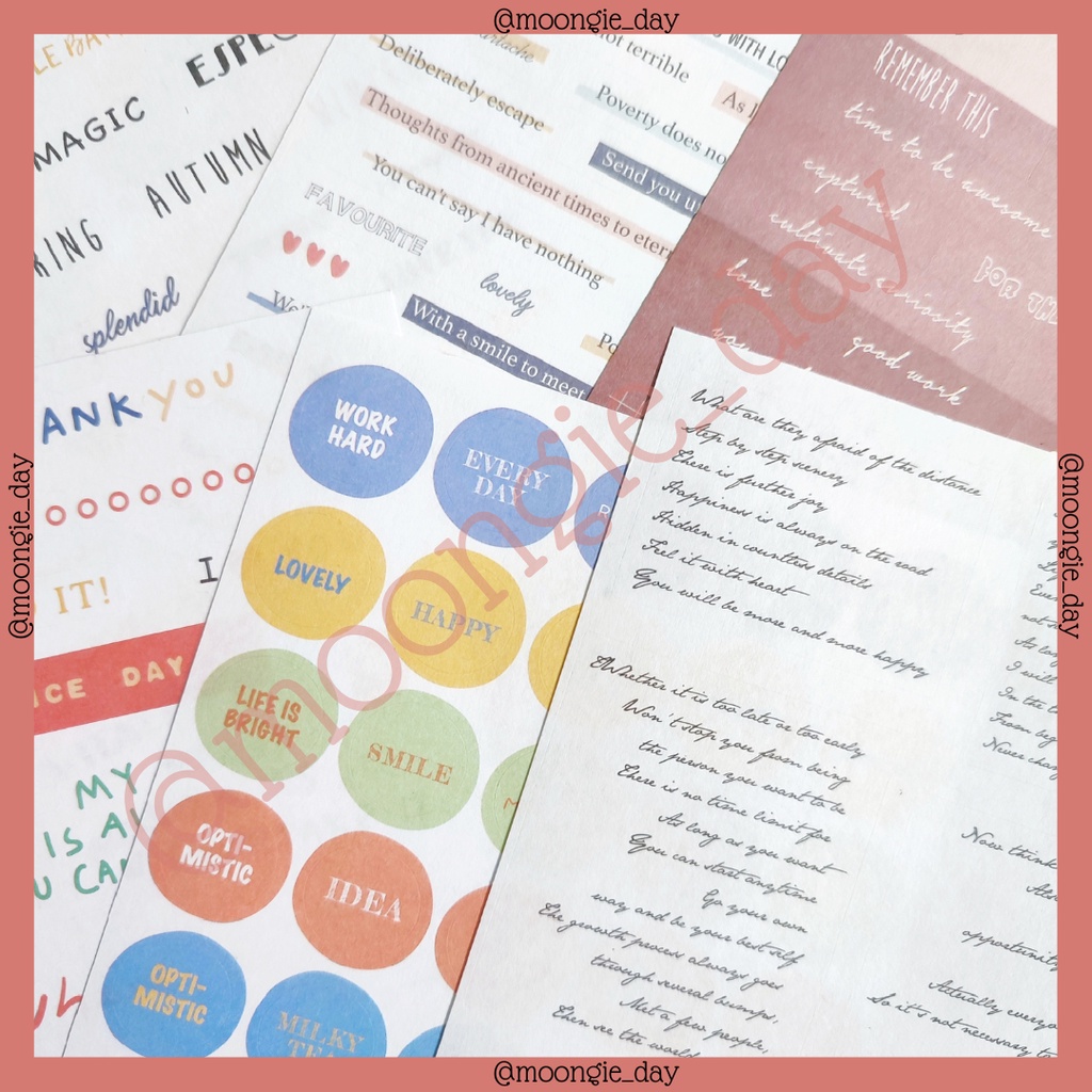 

1 LEMBAR STIKER TEMA QOUTES STCIKERS DIALOG PERCAKAPAN BULLET JURNAL LUCU MURAH DIY DIARY [ 21 ]