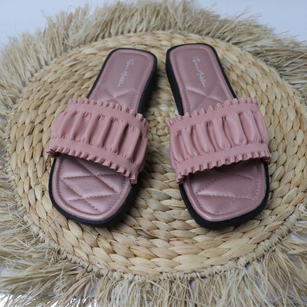 Sandal Wanita flat teplek terbaru sandal fashion