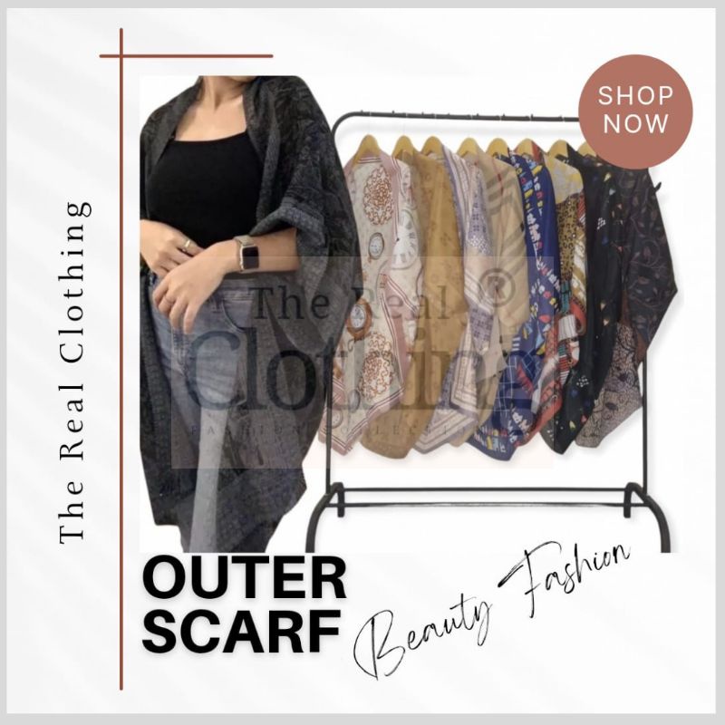 (COD) OOTD OUTER SCARF CARDIGAN PREMIUM VOAL PRINTING MOTIF TERBARU / OUTERWEAR SCARFT CARDIGAN KONDANGAN WANITA MOTIF MOTIF KEKINIAN / CARDIGAN SCAFT VIRAL TERBARU