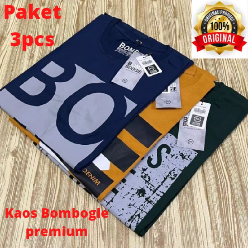 ( COD ) Paket 3Pcs 100ribu Kaos Bomboogiee branded matahari MOTIF RANDOMACAK M, L, XL, FERIAN WARNA | kaos pria | kaos pria dewasa | kaos pria distro | kaos bombogiee T shirt | Kaos terlaris / Kaos bombogiee pria / Kaos pria bombogiee / kaos pria