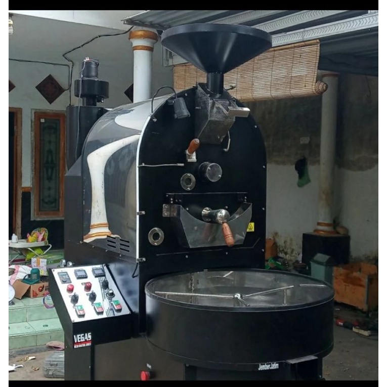 mesin roasting kopi kapasitas 10 kg/batch