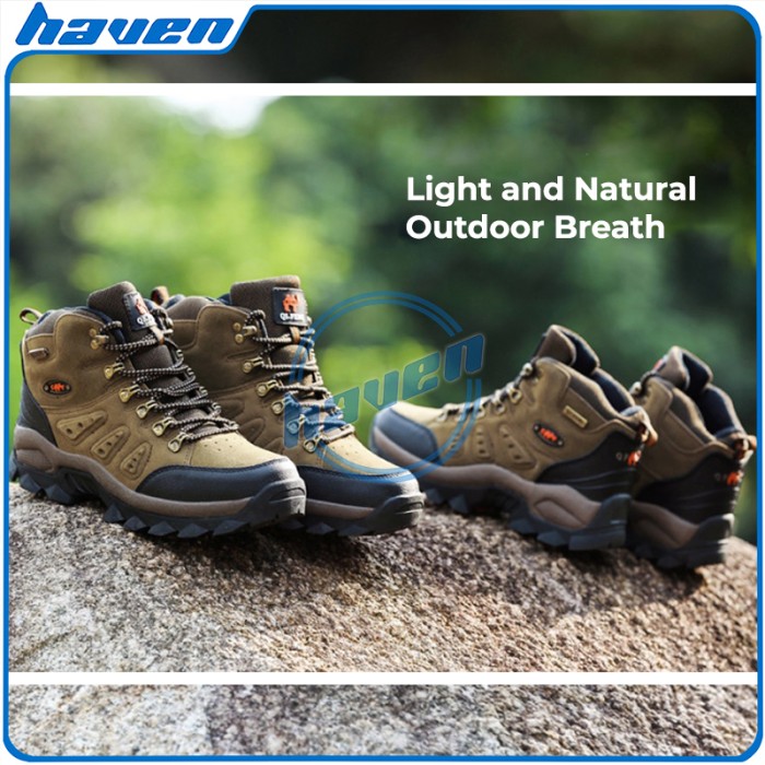 Sepatu Hiking Pria Wanita Sepatu Gunung Sepatu Outdoor Waterproof Tall