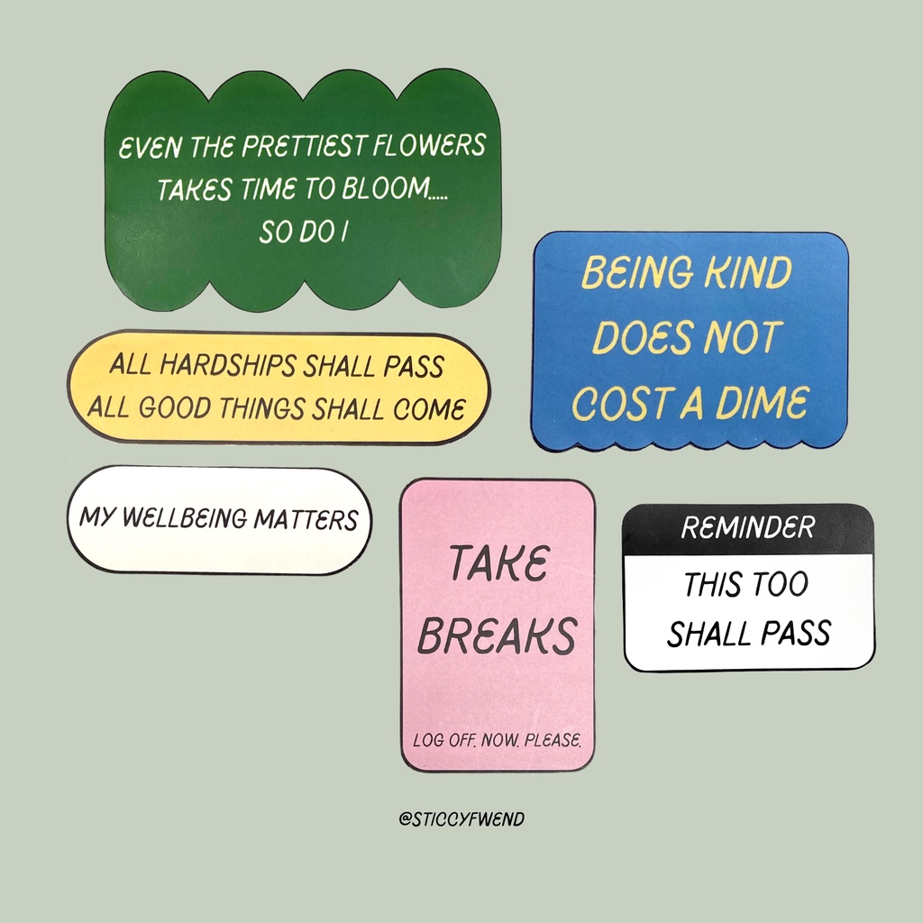 

A Fwend That Comforts // Stiker Laptop // Stiker Vinyl Doff // Stiker Tahan Air