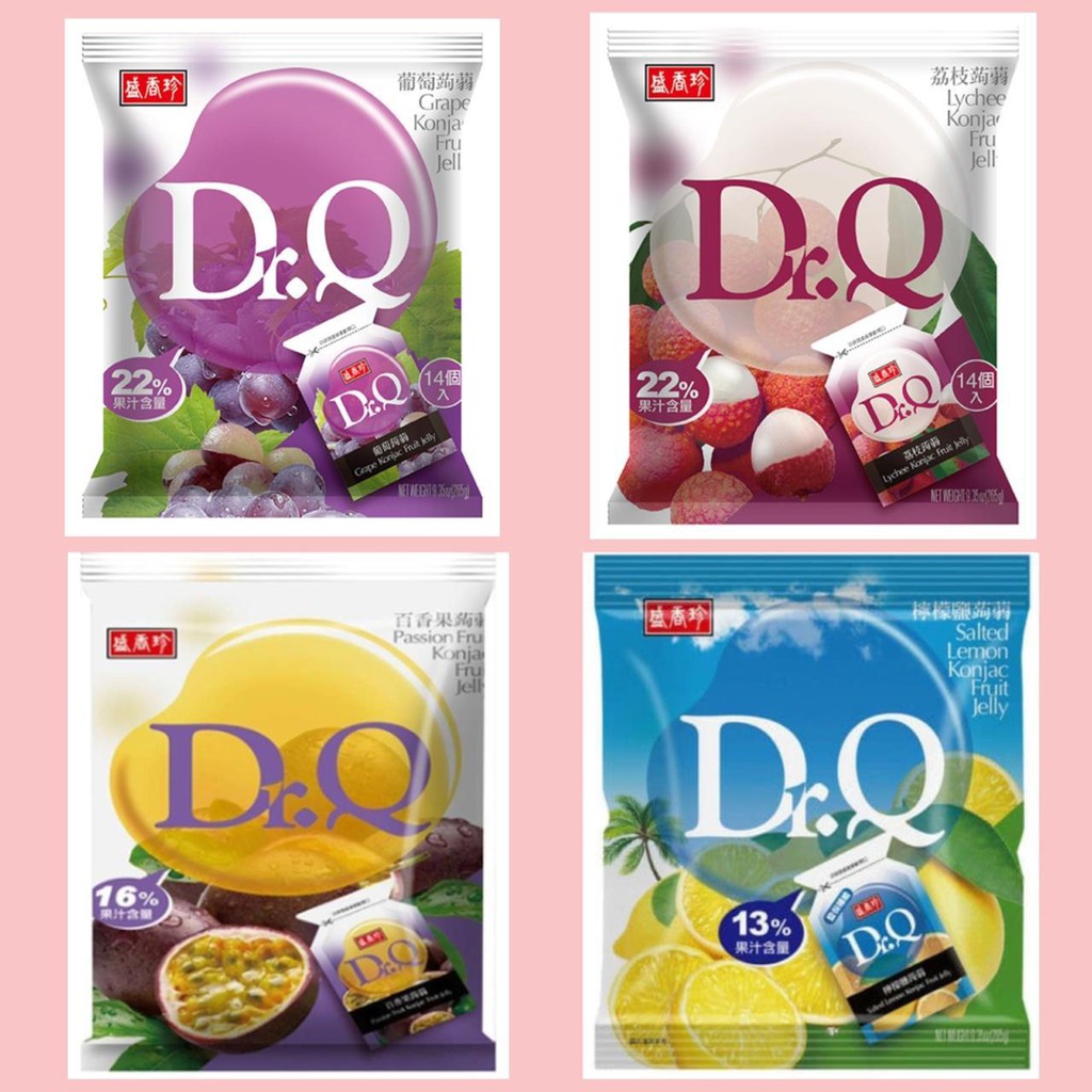 

TRIKO Dr Q - KONJAC FRUIT JELLY 265 gr - MADE IN TAIWAN
