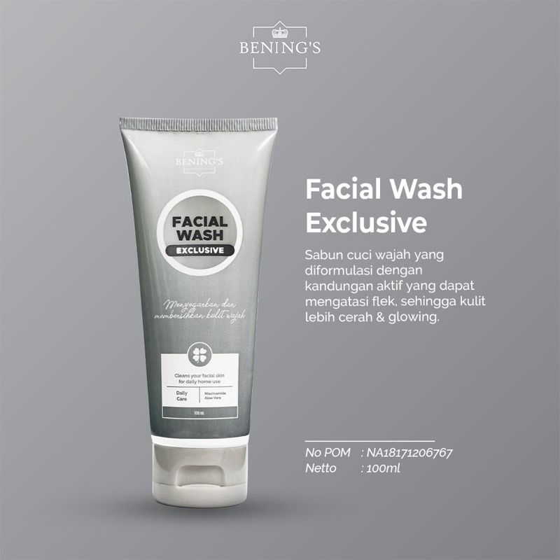 Facial Wash Exclusive | Sabun Cuci Wajah Untuk Permasalahan Flek, Cerah dan Glowing/Dr Oky pratama