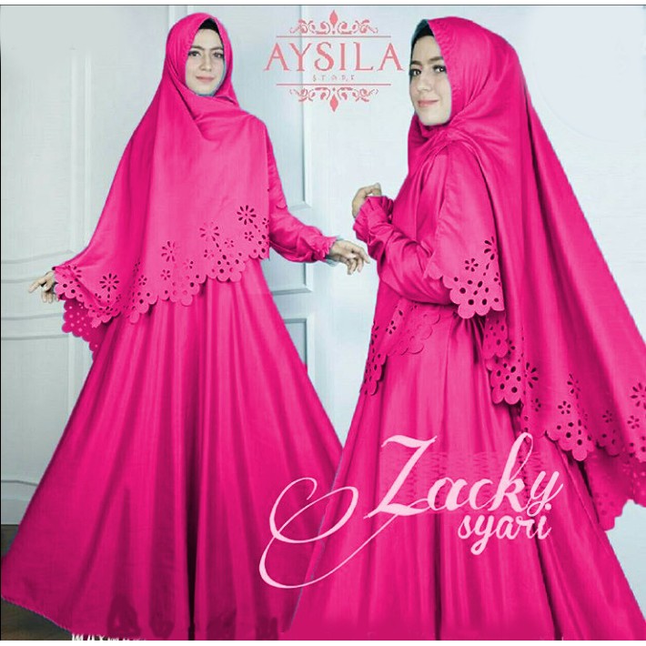 019 TERMURAH LACKY SYARI Busana Muslim Baju Pakaian Gamis Maxi Dress Baru Murah Grosir TanahAbang
