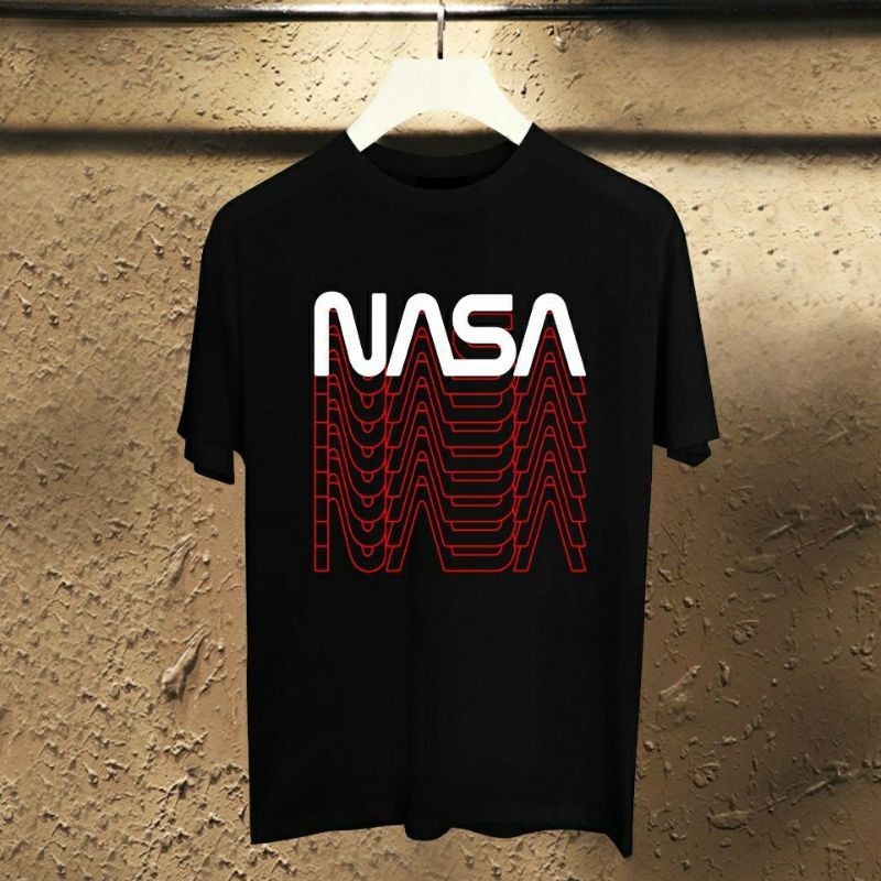 Fourfashion Kaos Pria Kaos Distro NASA LIST FN333