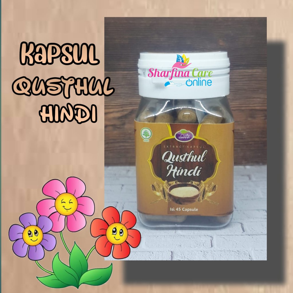 QUSTHUL HINDI KAPSUL COSTUS INDIAN HERB 45 KAPSUL